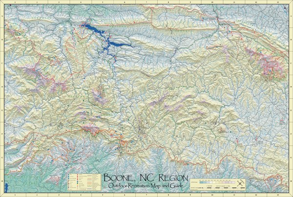 Boone, NC Outdoor Recreation Map