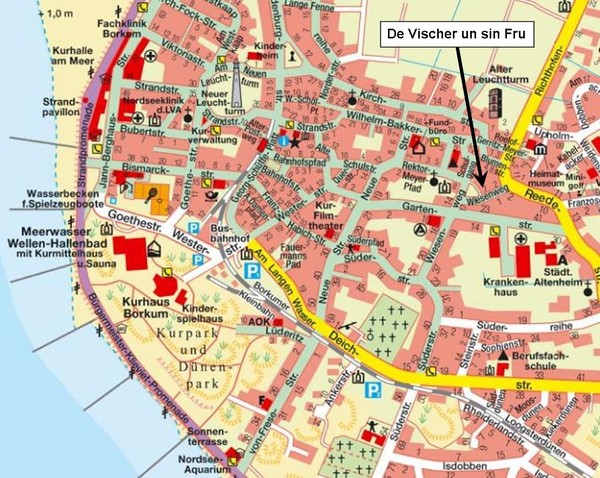 Borkum Street Map - Borkum Germany • mappery