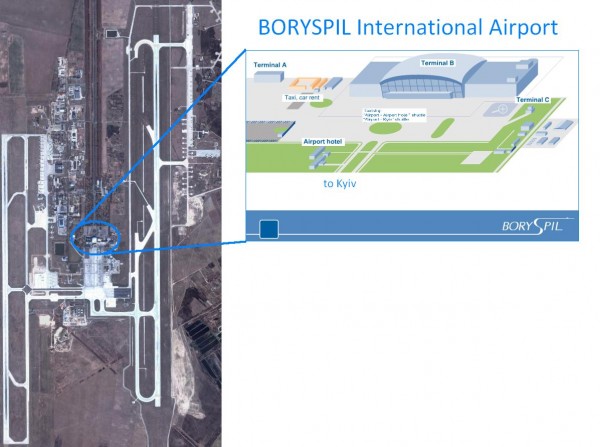 Boryspil International Airport Map