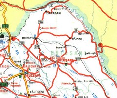 Botosani Map