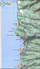 Bouillante West Coast Topo Map