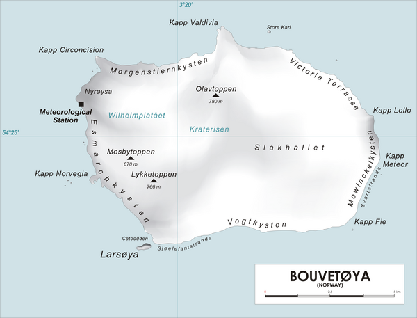 Bouvet Island Map