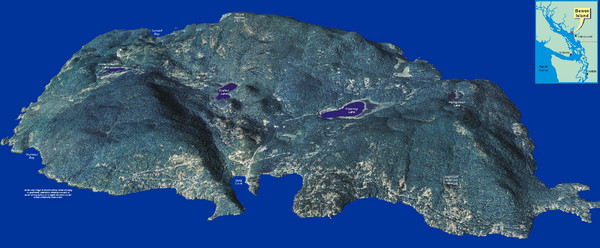 Bowen Island 3D Aerial Map