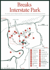 Breaks Interstate Park Map