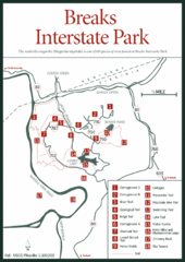 Breaks Interstate Park Map Breaks Interstate Park Map