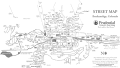 Breckenridge Town Map Breckenridge Town Map