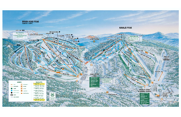 Brian Head Ski Trail Map