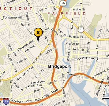 Bridgeport Connecticut City Map
