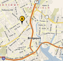 Bridgeport, Connecticut City Map