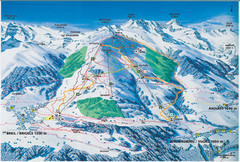 Brigels Ski Trail Map