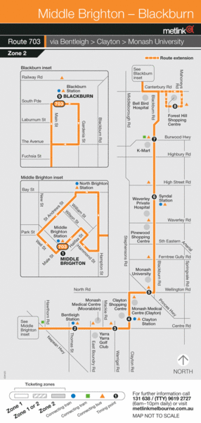 Brighton Transit Map