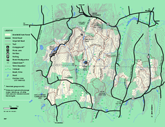 Brimfield State Forest trail map
