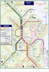 Brisbane Rail Map