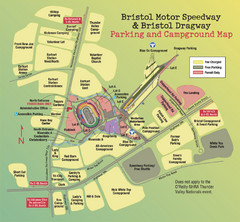 Bristol Motor Speedway Map