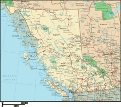 British Columbia Map British Columbia Map