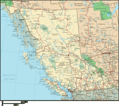 British Columbia Map