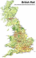 British Rail Map
