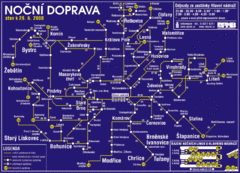 Brno Czech Republic Mass Transit Map Brno Czech Republic Mass Transit Map