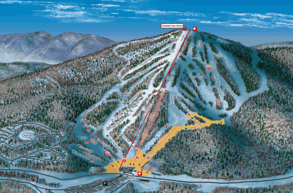 Bromley Mountain Ski Area map 2006-07