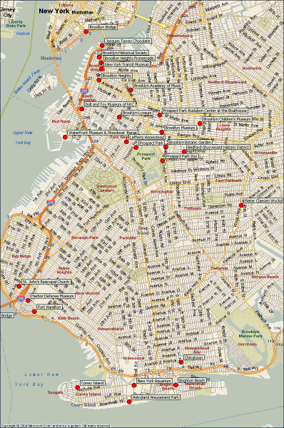 Brooklyn Street Map Pdf Brooklyn Attractions Map - Brooklyn New York • Mappery Brooklyn Street Map Pdf Brooklyn Attractions Map - Brooklyn New York • Mappery