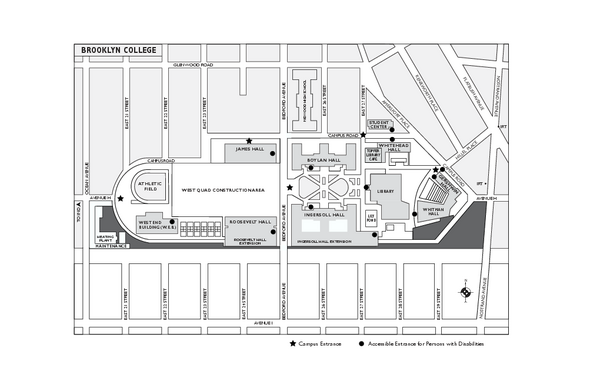 Brooklyn College Campus Map