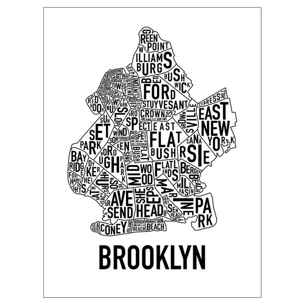 Brooklyn Neighborhood Art Map