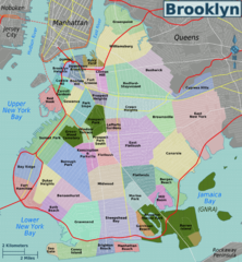 Brooklyn, Neighborhoods Map