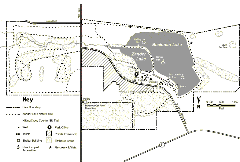 BrowntownCadiz Springs State Recreation Area Map BrowntownCadiz Springs State Recreation