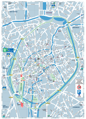 Brugge Tourist Map