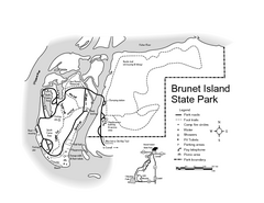 Brunet Island State Park Map