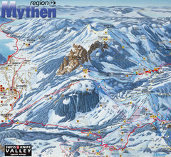 Brunni-Alpthal Ski Trail Map