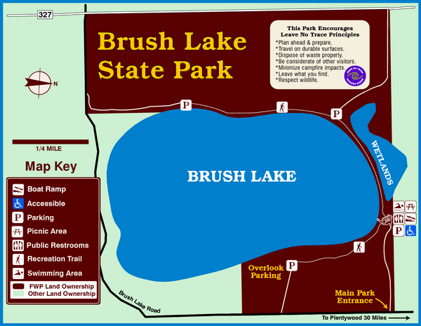 Brush Lake State Park Map