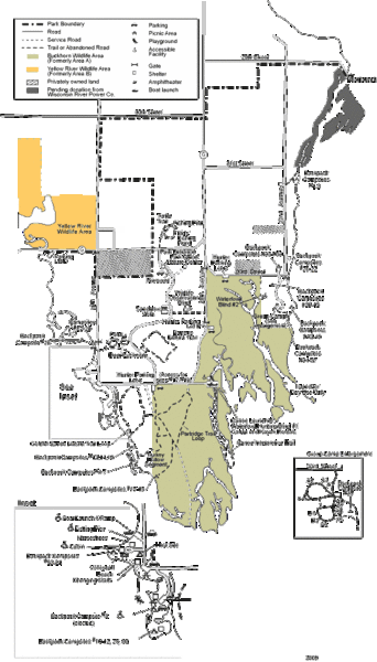 Buckhorn State Park Map