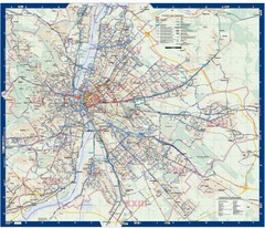 Budapest Public Transit map