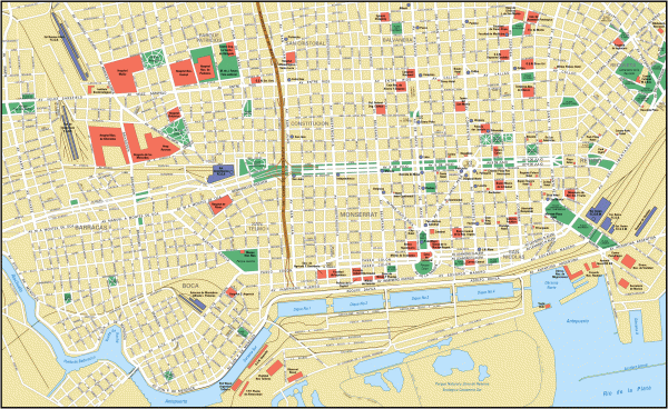 Buenos Aires Street Map