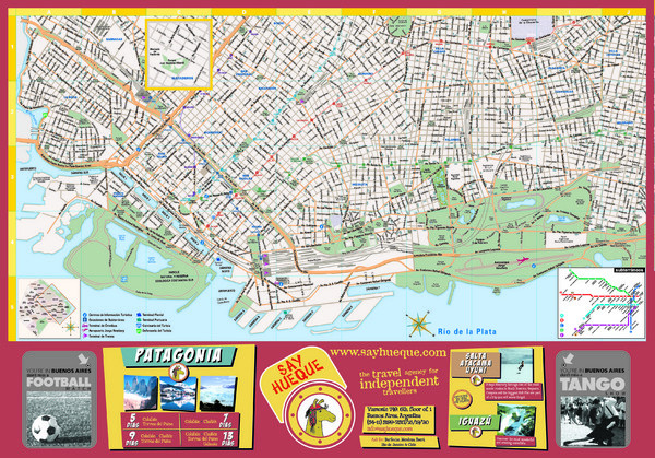 Buenos Aires Tourist Map