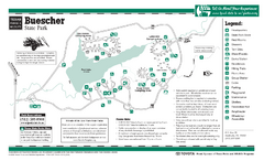 Buescher, Texas State Park Facility Map