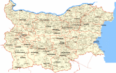 Bulgaria Cities Map