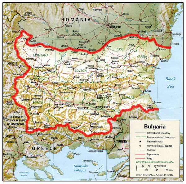 Bulgaria Map