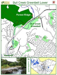 Bull Creek Greenbelt Lower Map