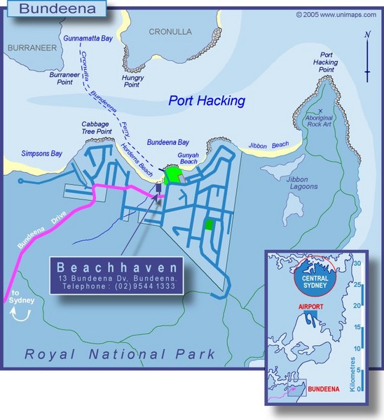 Bundeena Tourist Map