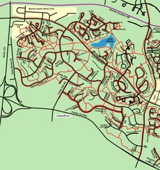 Burke Centre Area Trail Map