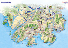 Busan City Tourist Map