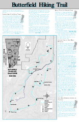 Butterfield Hiking Trail - Devil's Den State Park Map