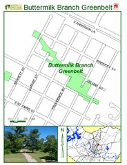 Buttermilk Branch Greenbelt Map
