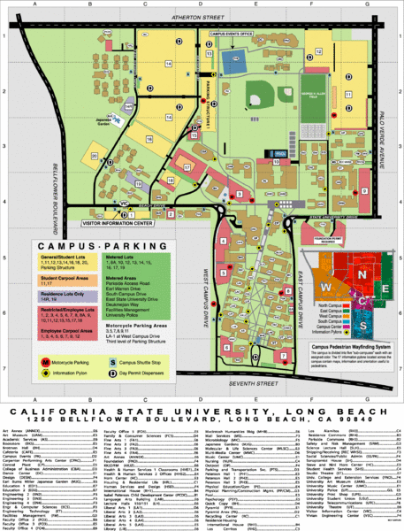 CSU Long Beach Campus Map