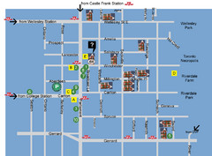 Cabbagetown Tour of Houses Map