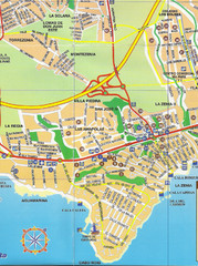 Cabo Roig Tourist Map