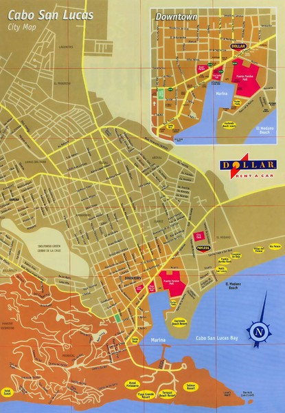 Cabo san lucas port map - guidereader