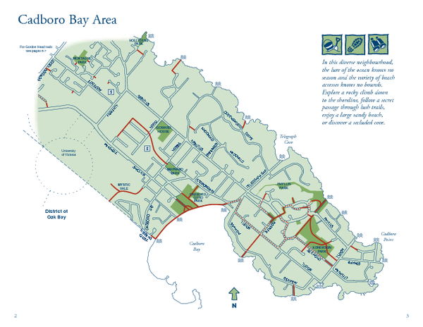 Cadboro Bay Area Map